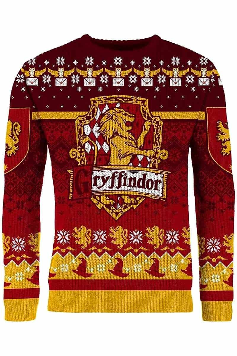 Harry Potter Gryffindor jultröja för damer Röd