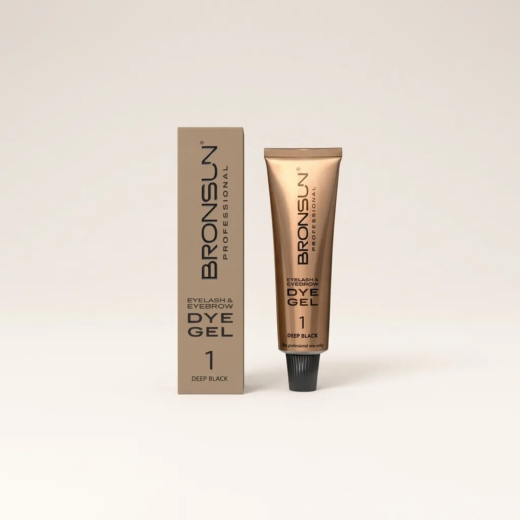 Bronsun kulmakarvojen ja ripsien väriaine – geeli – deep black #1 Bronsun kulmakarvojen ja ripsien väriaine – geeli – deep black #1