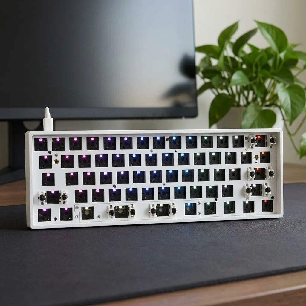 GK61X 60% pielāgots klaviatūras komplekts