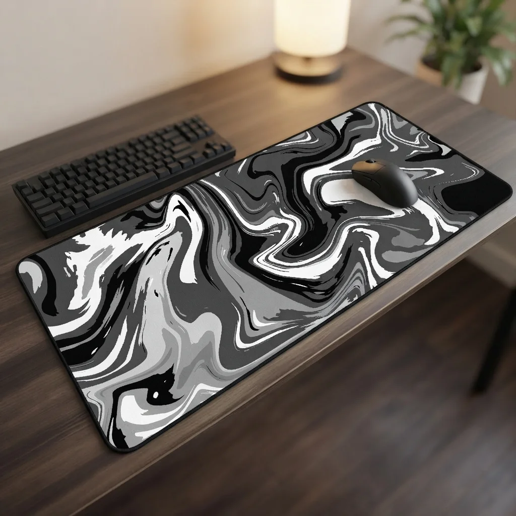 Liquid Fluid Strata peles paklājiņš – Modelis 3