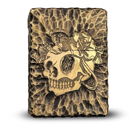 Skull bensin lighter unique