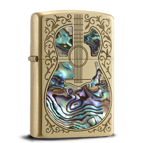 Pearly gitar bensin lighter desert storm