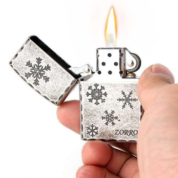 Snowflake bensin lighter