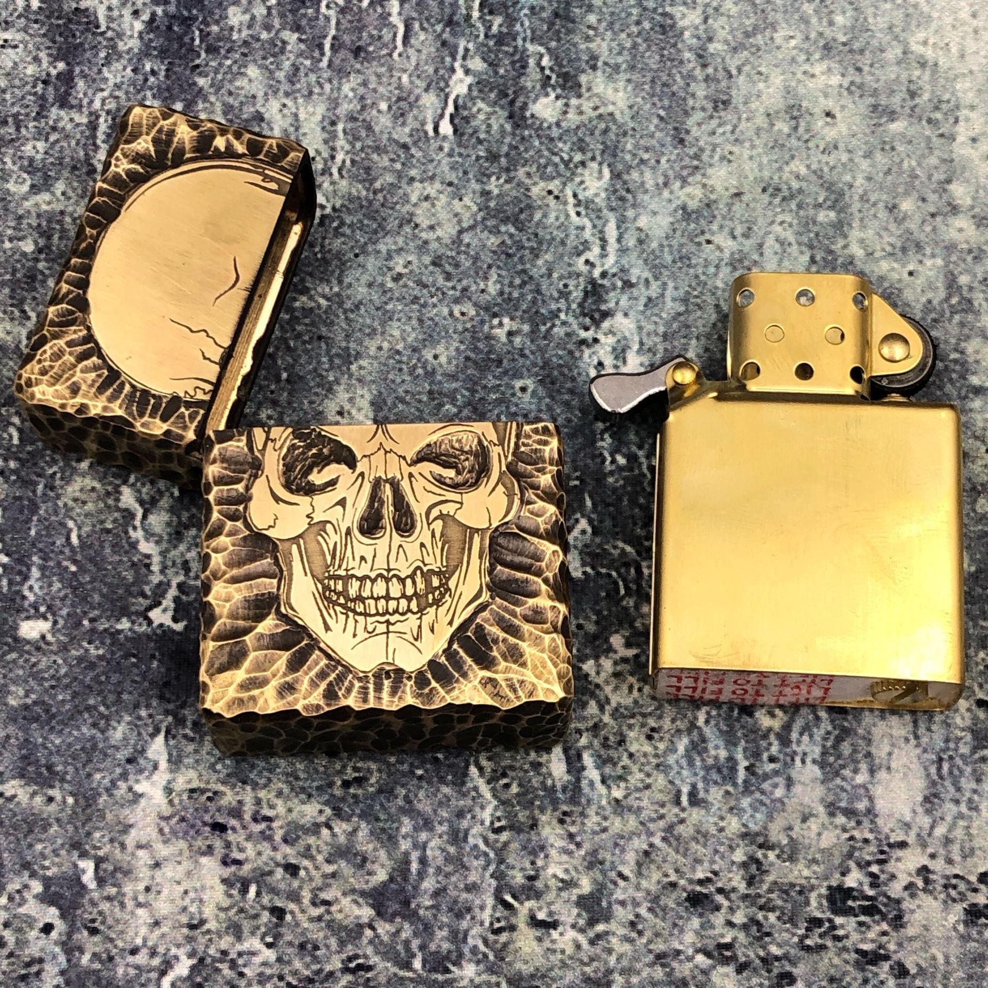 Meksikansk skull bensin lighter