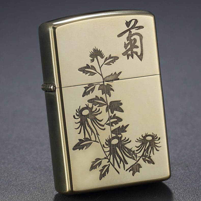 Chrysanthemum bensin lighter