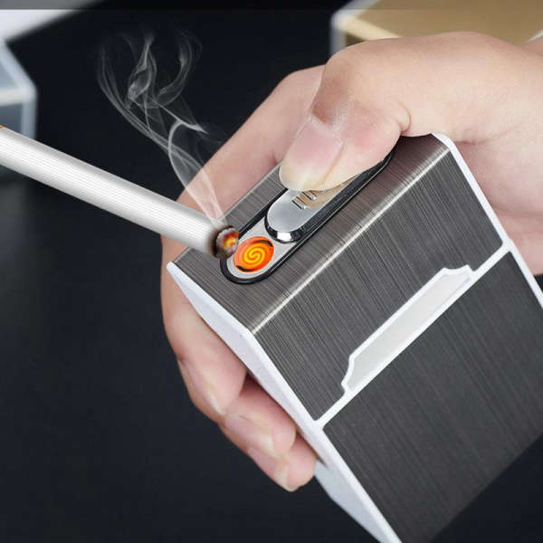 Elektrisk lighter induksjons sigarettpakke