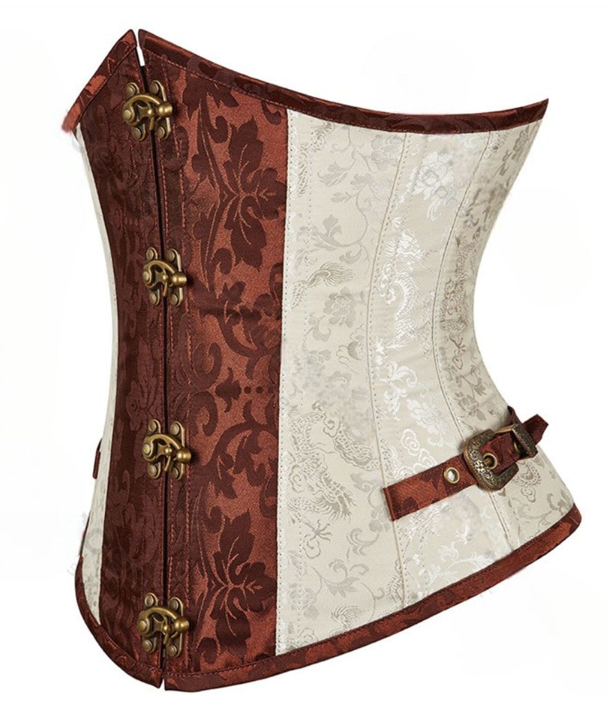 Steampunk brun korsett