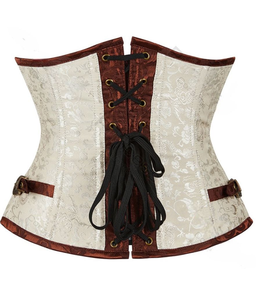 Steampunk brun korsett