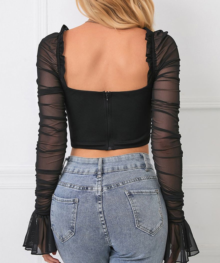 Korsetti Top Crop Top