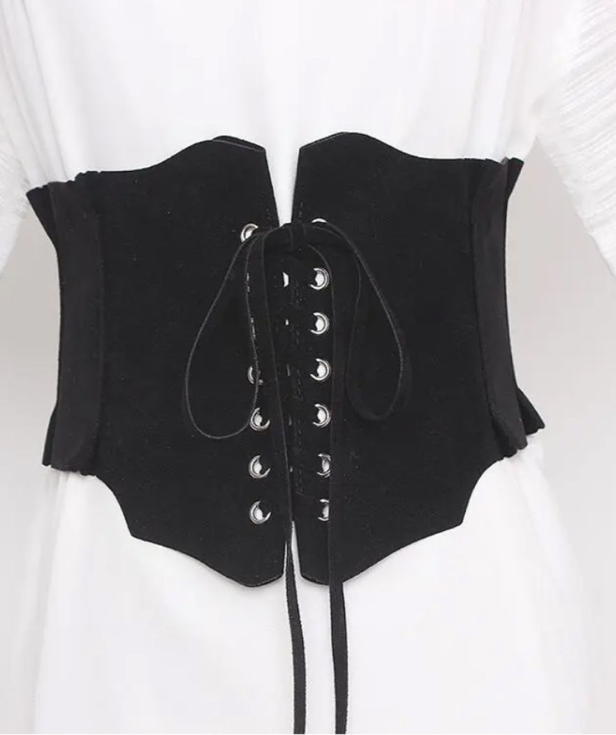 Кожен корсет Underbust