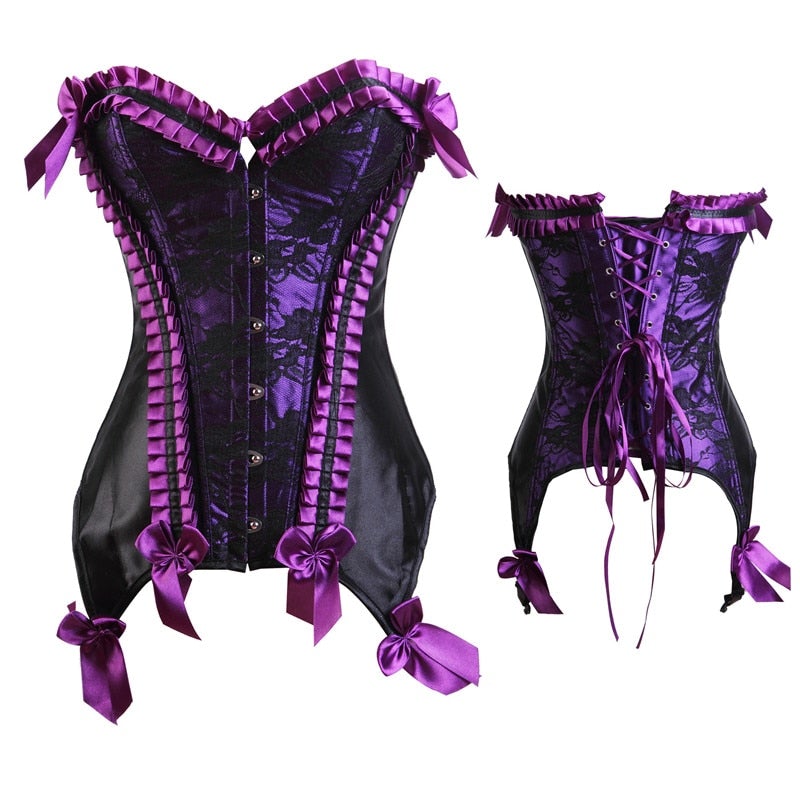 Burlesque Bustier Korsett Med Hängselbygel Wrenley