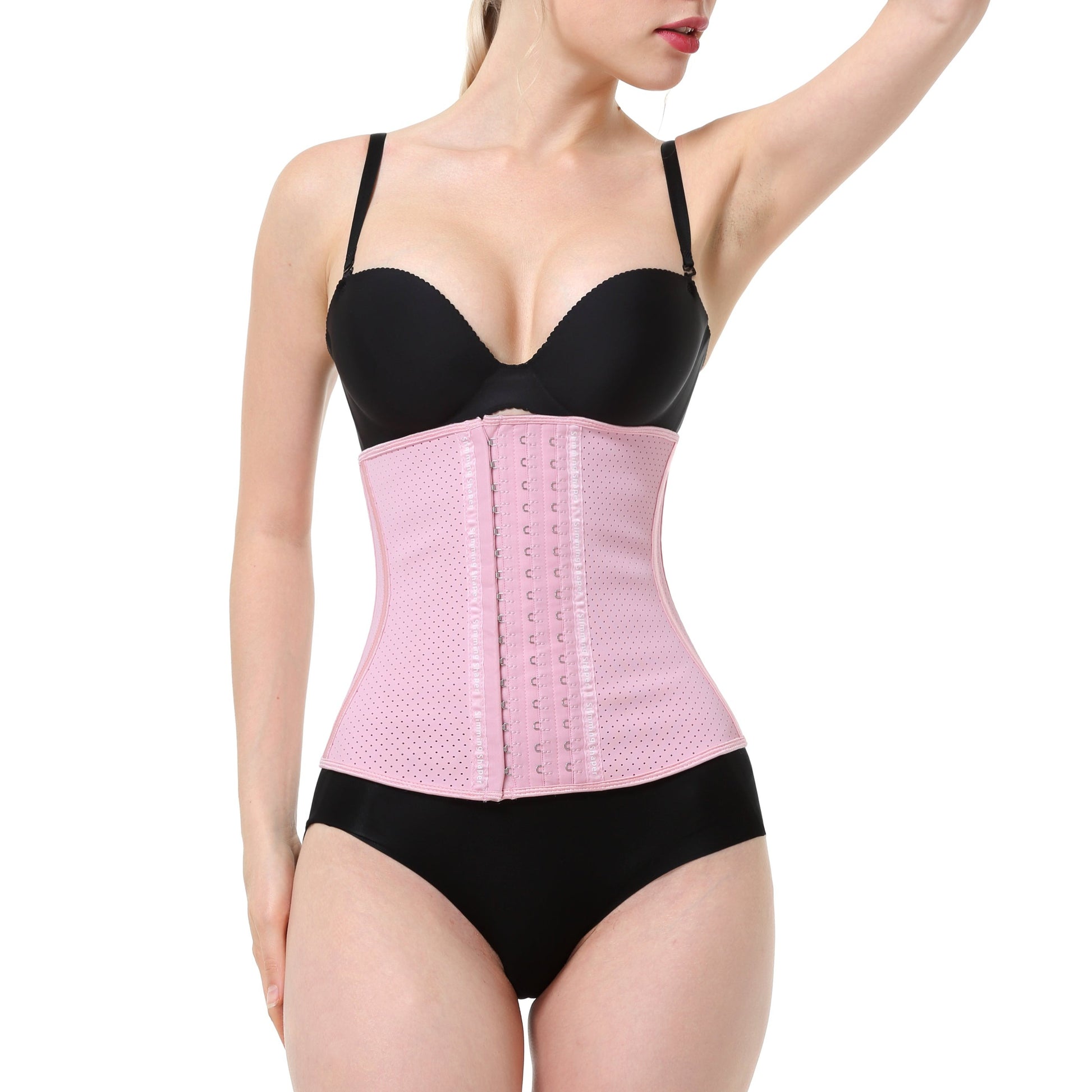 Usynlig slankekorsett av latex (rosa) Usynlig slankekorsett av latex (rosa)