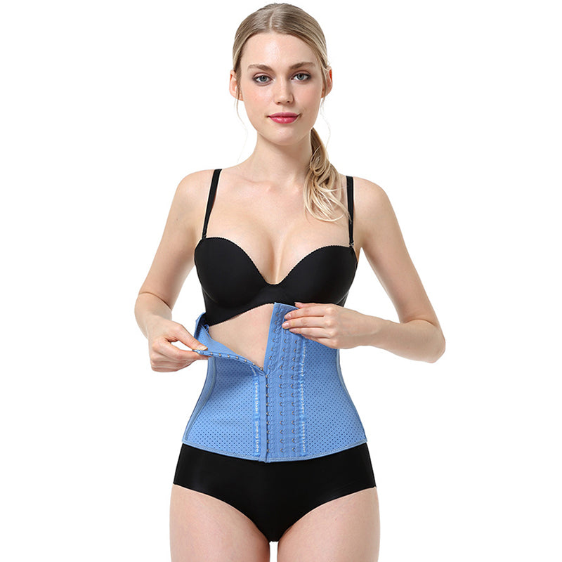 Usynlig slankende latex-korset (blå) Usynlig slankende latex-korset (blå)