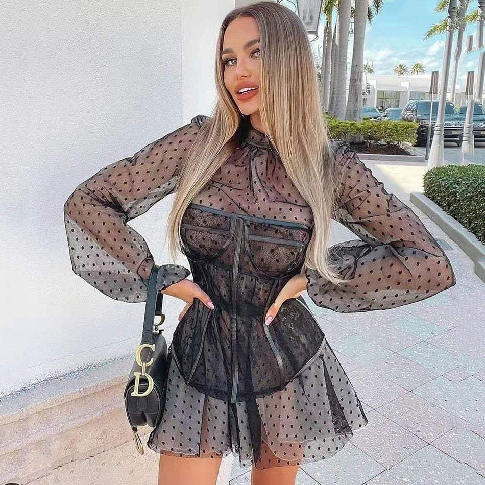 Hayden Modern Cropped Corset Kjole