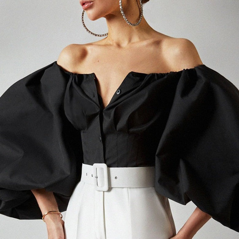 Bustier Chic Black Long Sleeve Bustier Chic Black Long Sleeve