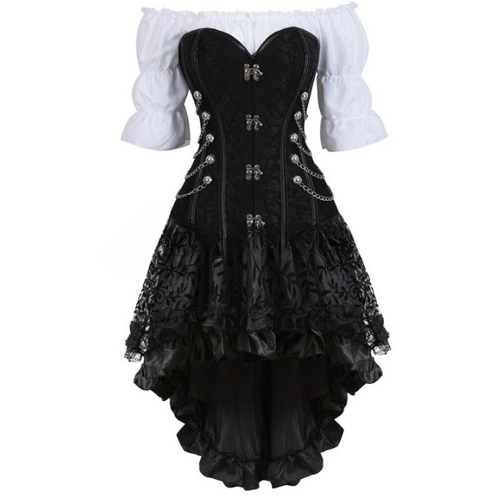 Steampunk-korsetkjole Hayley Steampunk-korsetkjole Hayley