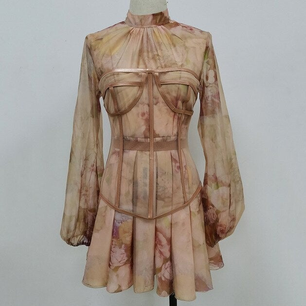 Charlie Kortskåret moderne korsetkjole