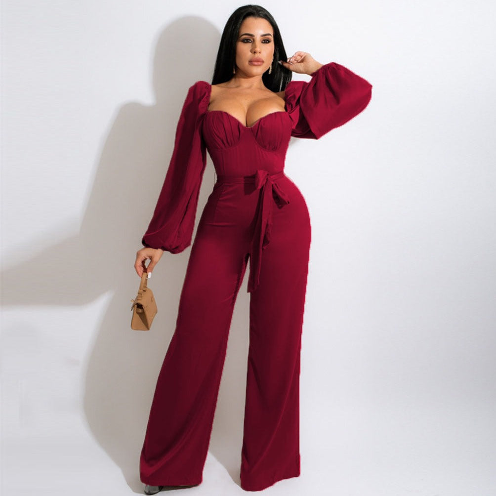 Bustier Pants Jumpsuit Bordeaux chalice Bustier Pants Jumpsuit Bordeaux chalice
