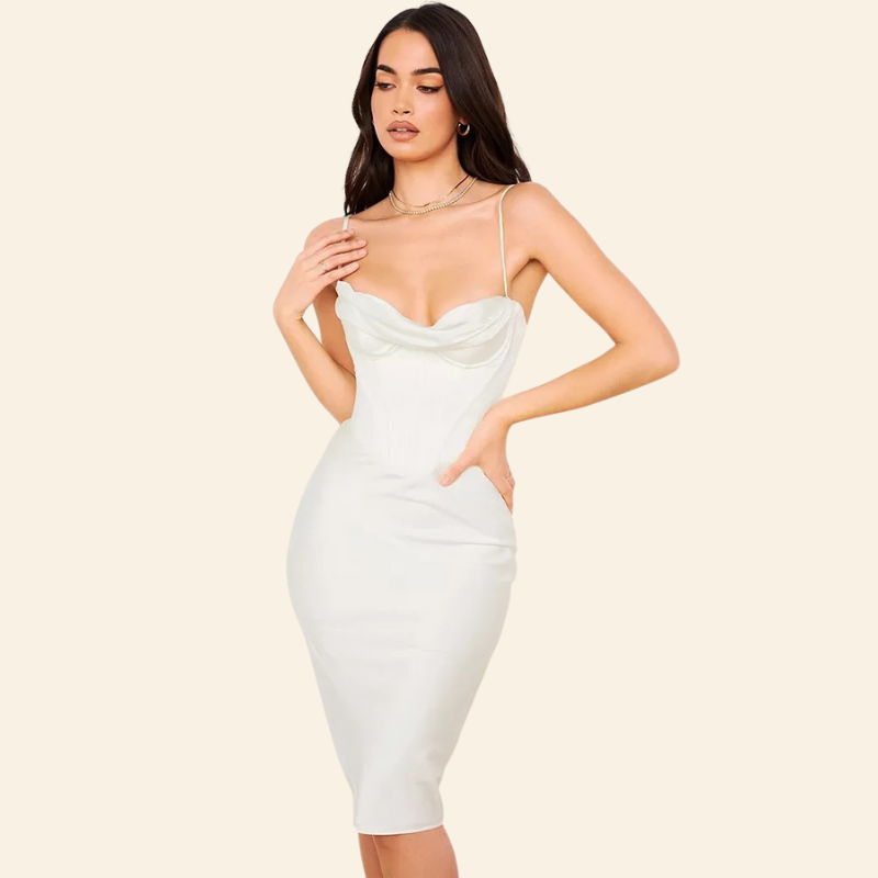 Noelle Rochie lungă de cocktail Corset Corset Noelle Rochie lungă de cocktail Corset Corset