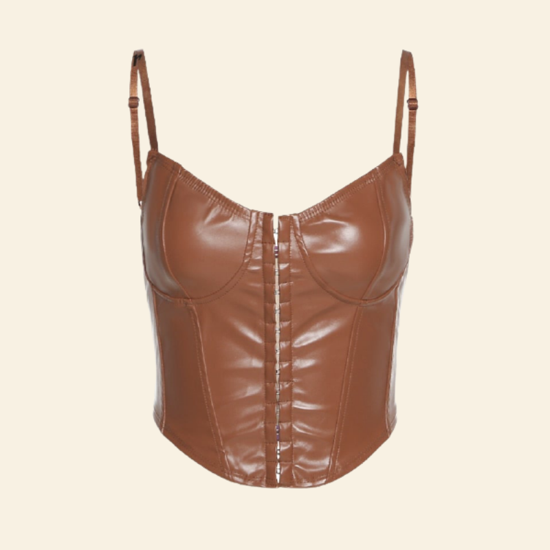 Секси латекс Camisole Corset Frances