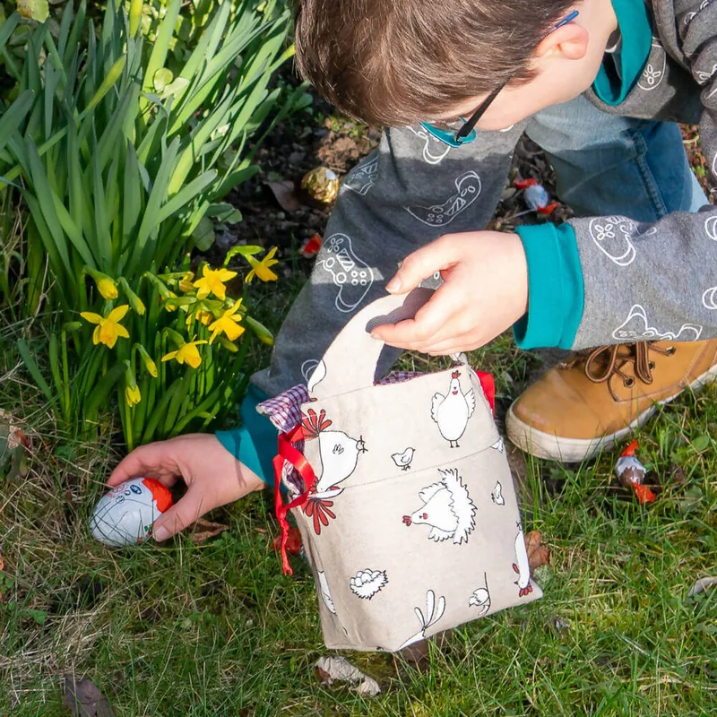3-in-1-Korb: Tasche, Einkaufskorb, Geschenktüte – Leckerei