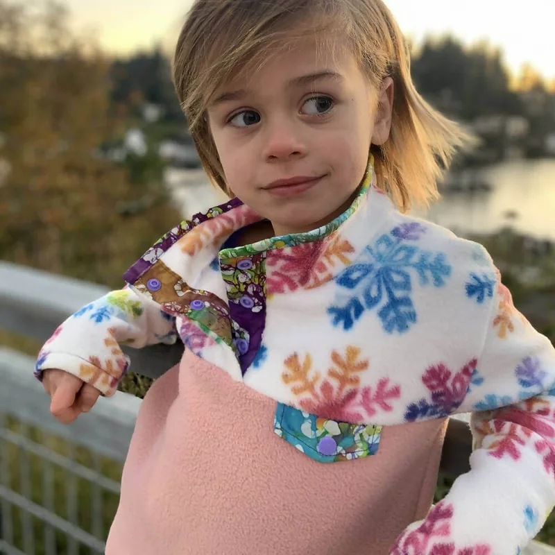 Mini-Sherpa – Unisex-Fleece für Kinder von 2 bis 16 Jahren
