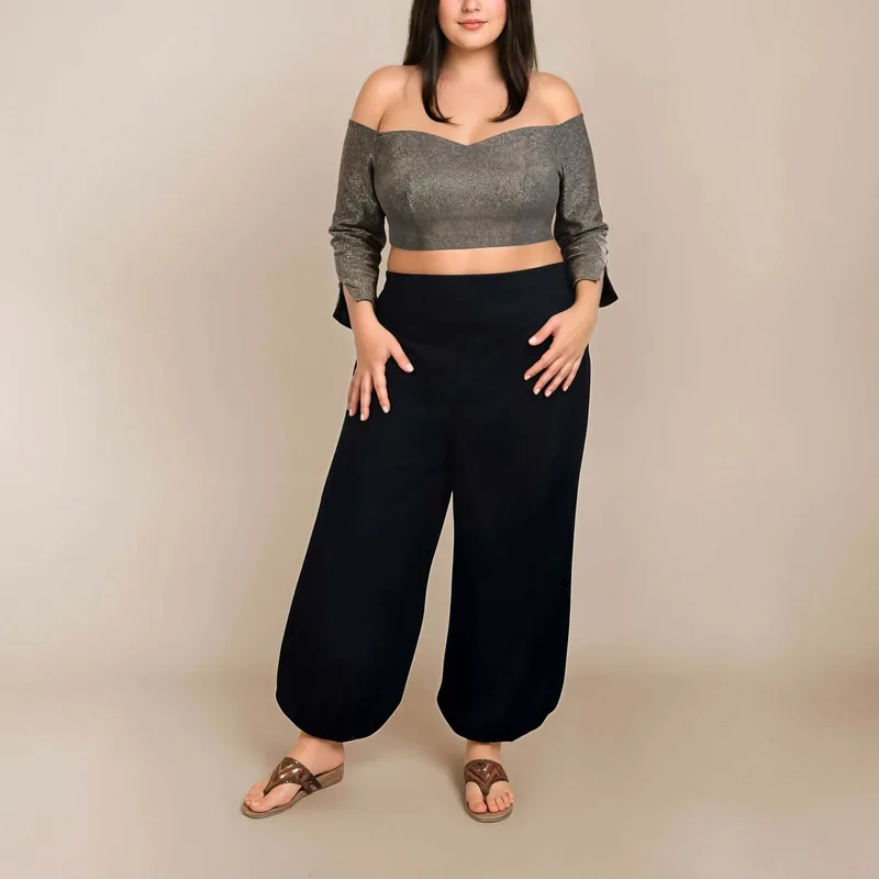 Yasmine-Set für Damen – Oberteil + Hose in den Größen 32 bis 56