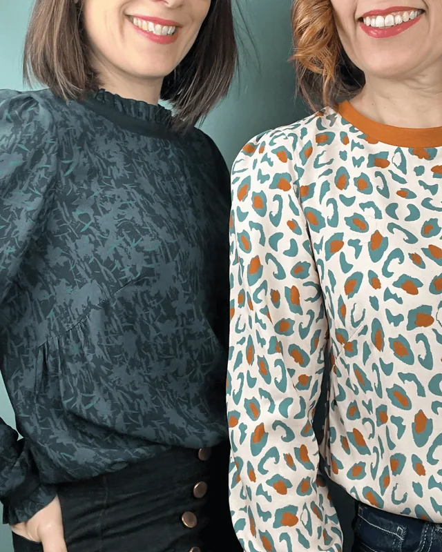 Die Bluse oder das Kleid „Belam“ in den Größen 32 bis 52