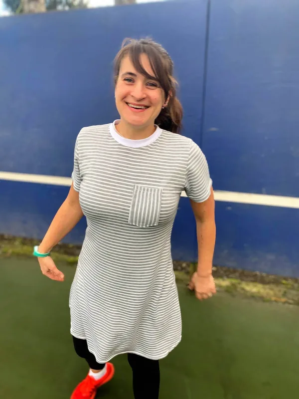 PDF-Schnittmuster für das Sweatkleid „Mila“ für Damen in den Größen 34 bis 54