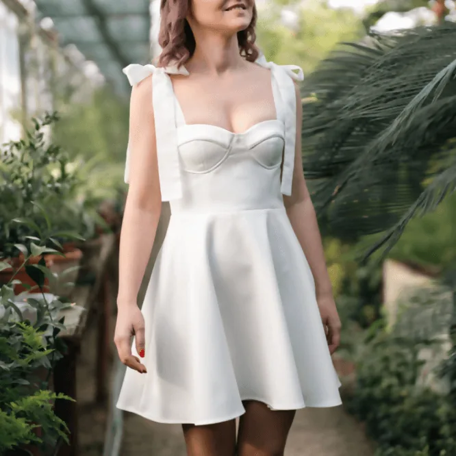PDF kroj za elegantnu haljinu Vanilla Cream, veličine XS do XL