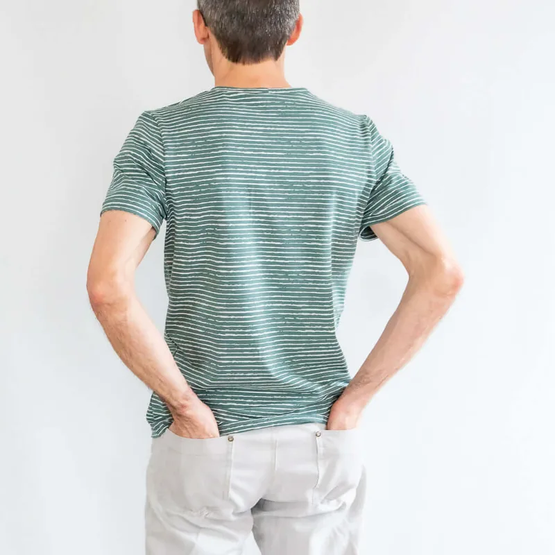 Herren-T-Shirt, Größe 42 bis 62, 5 Passformen – Basilic