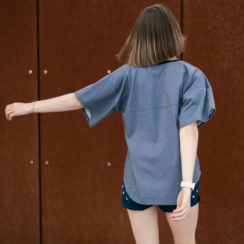 Πρότυπο PDF γυναικείου T-shirt Libertina από XXS έως L