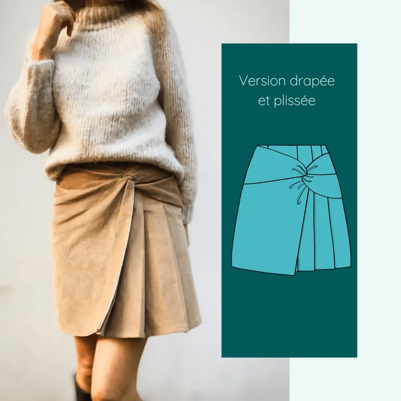 PDF kroj za suknju Amazilia, veličine 32 do 52