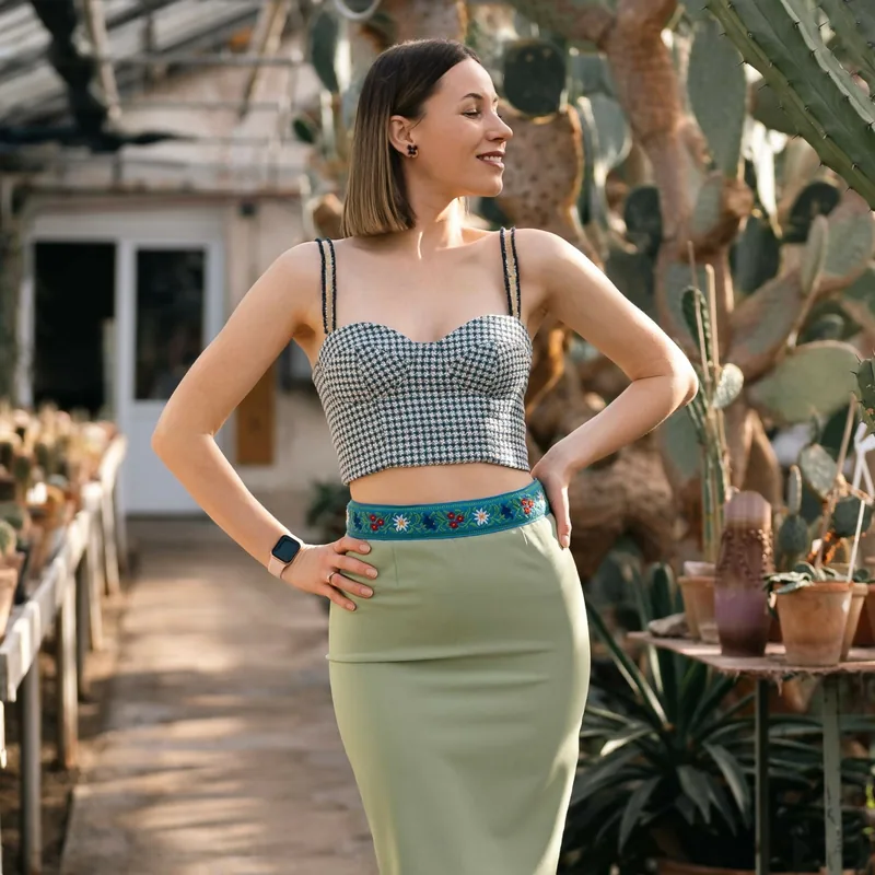 PDF-Schnittmuster für Bustier von XS bis L – Number One