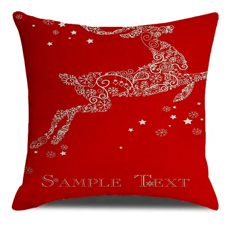Ziemassvētku spilvenu pārvalki 50 x 50 cm