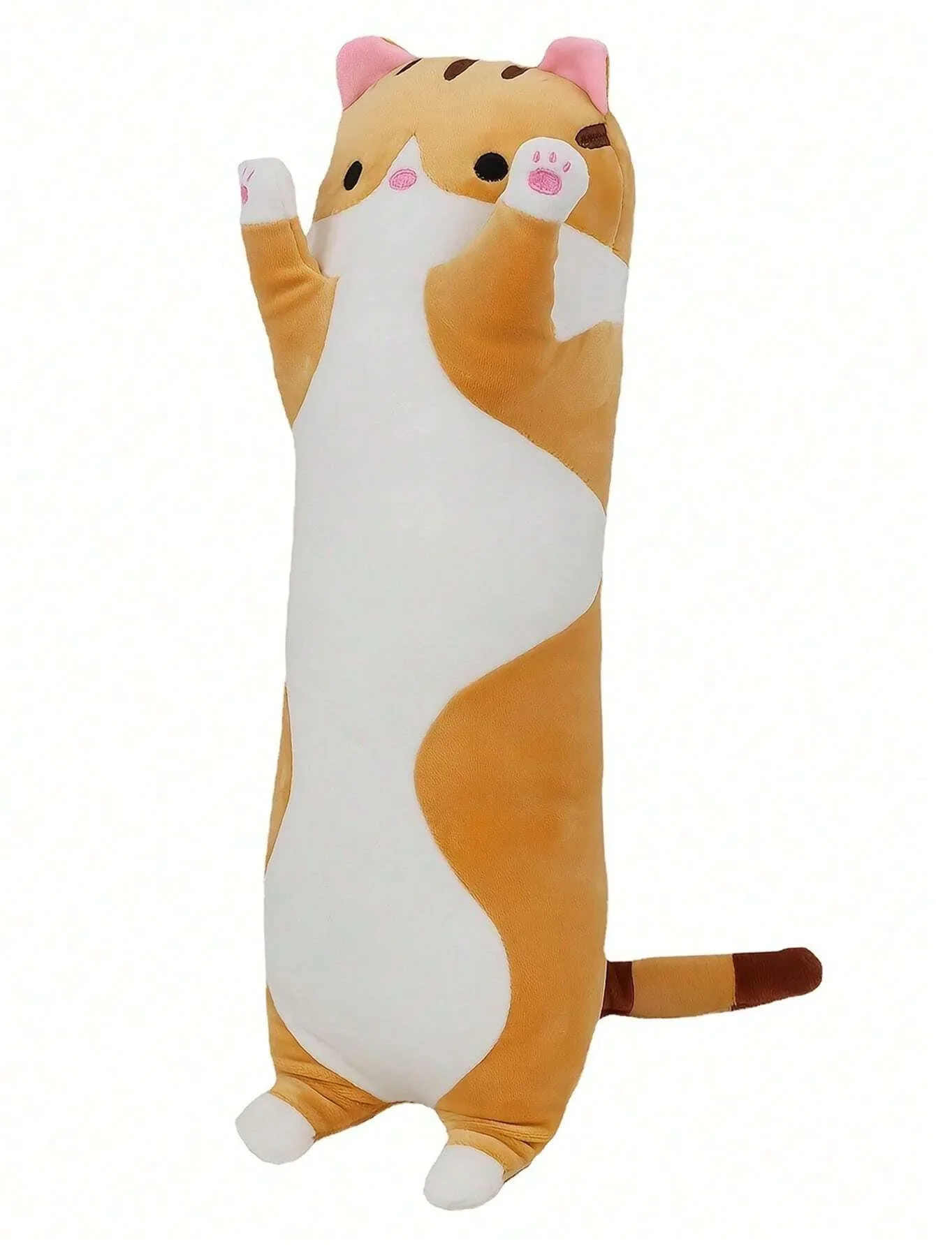 Plyšový polštář ve tvaru kočky