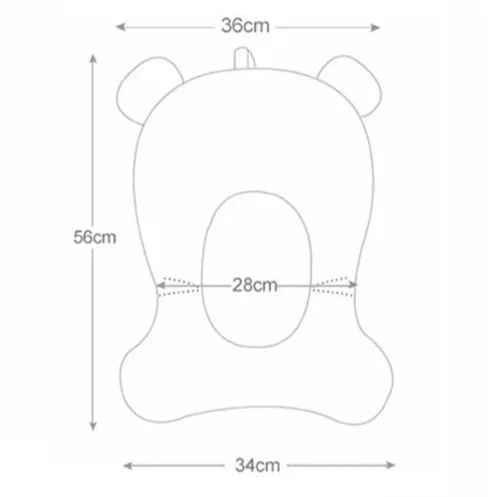 Cojín de bañera para bebés