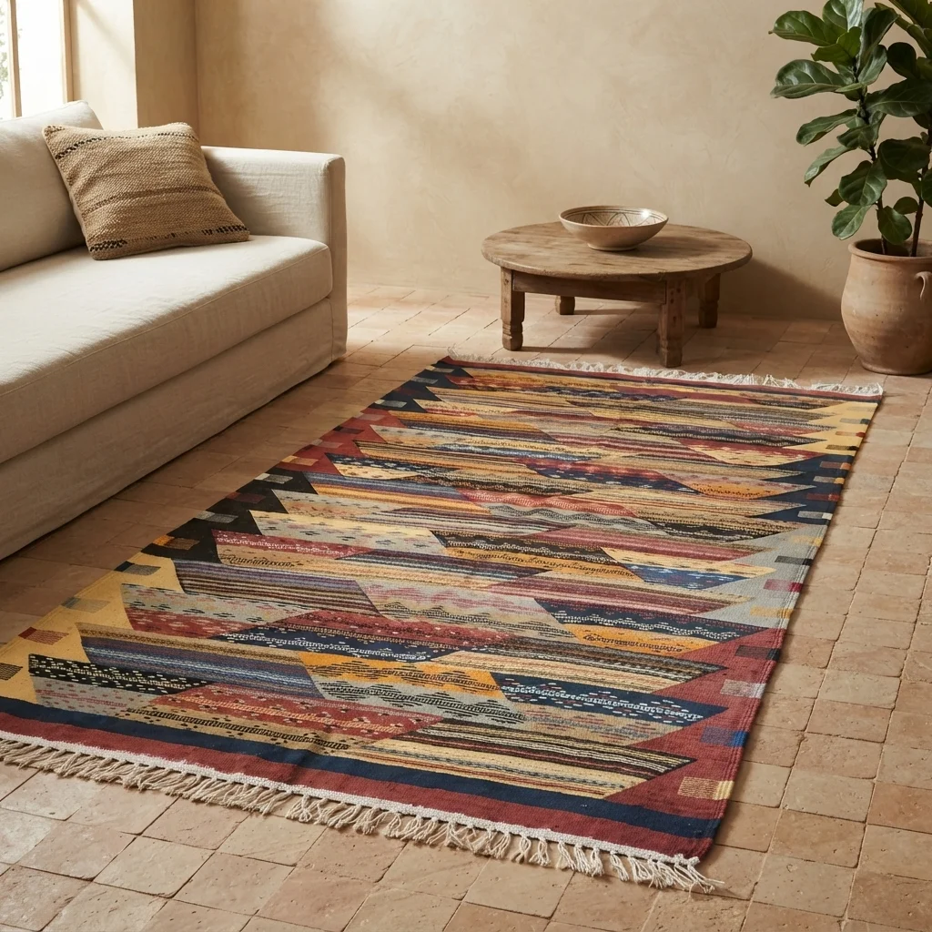 Berberimatto – Taznakht-kilim 2.12m x 1.10m Berberimatto – Taznakht-kilim 2.12m x 1.10m