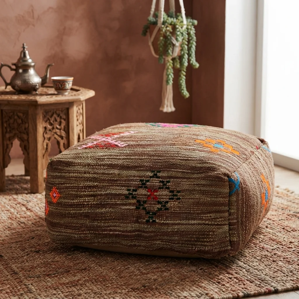 Kilim-pouf nro 6 Kilim-pouf nro 6