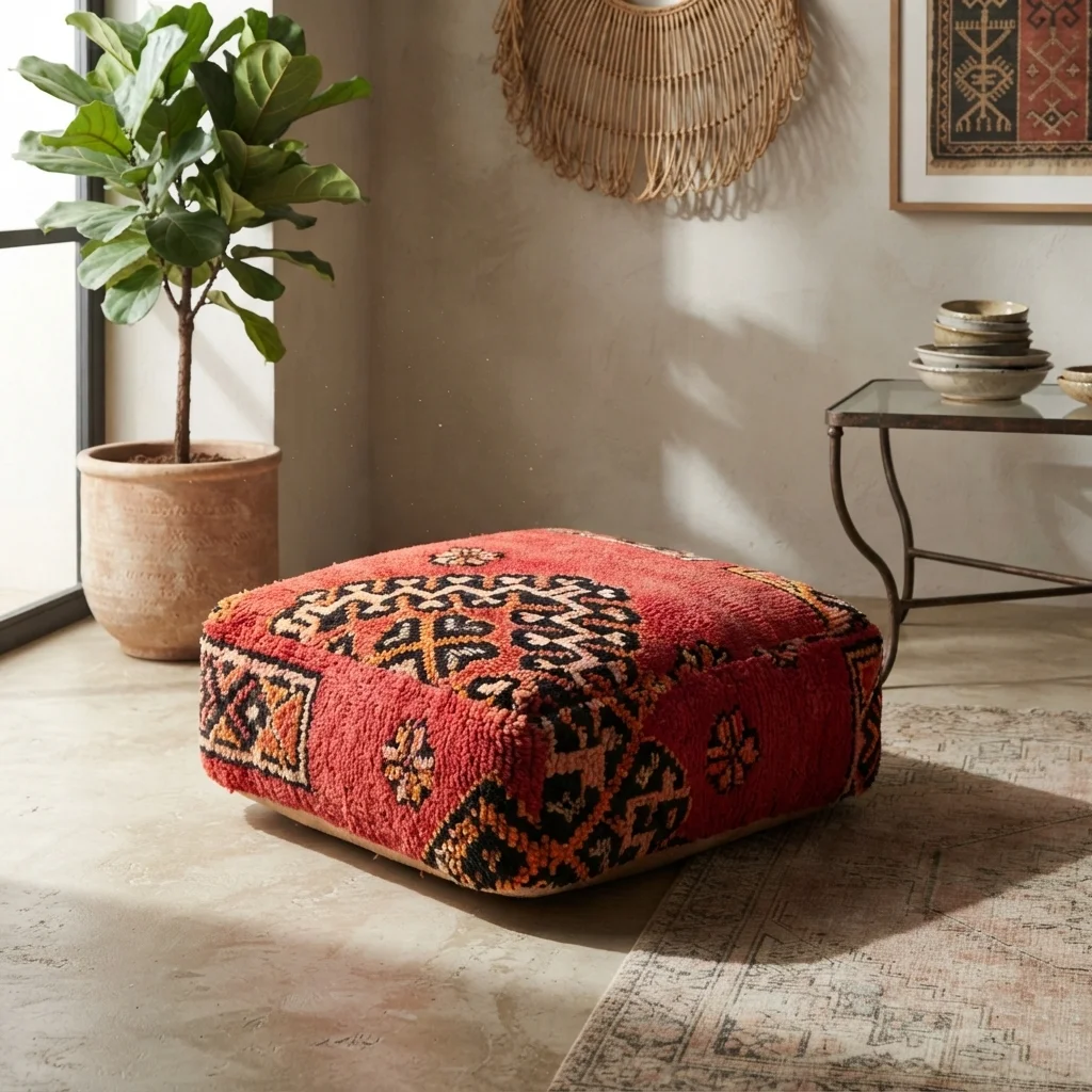 Vintage-pouf nro 17 Vintage-pouf nro 17