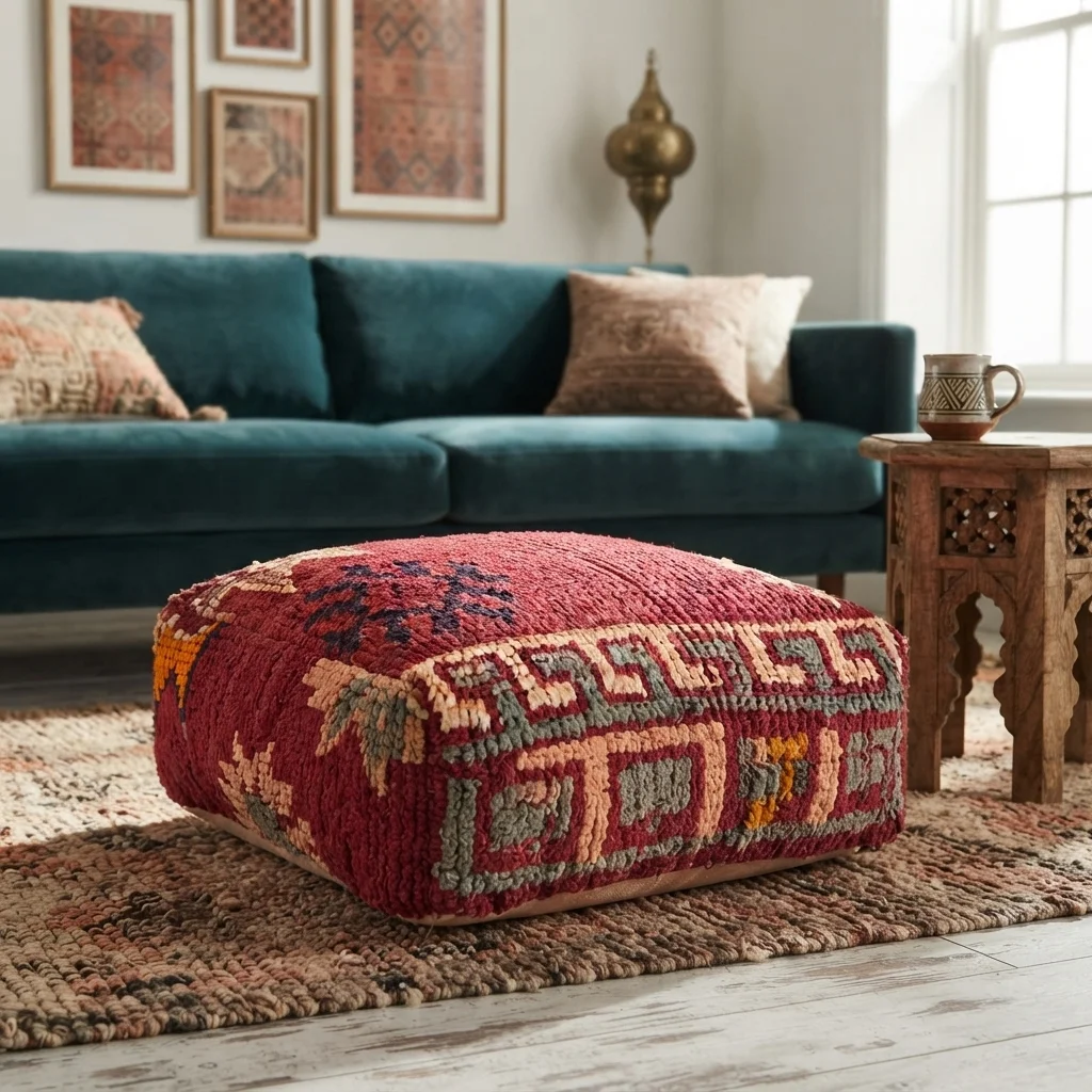 Vintage-pouf nro 18 Vintage-pouf nro 18