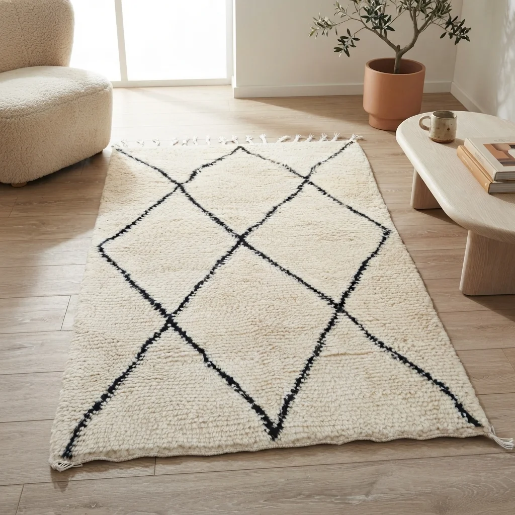 Berberimatto – Beni Ouarain 1,54m x 1,02m Berberimatto – Beni Ouarain 1,54m x 1,02m