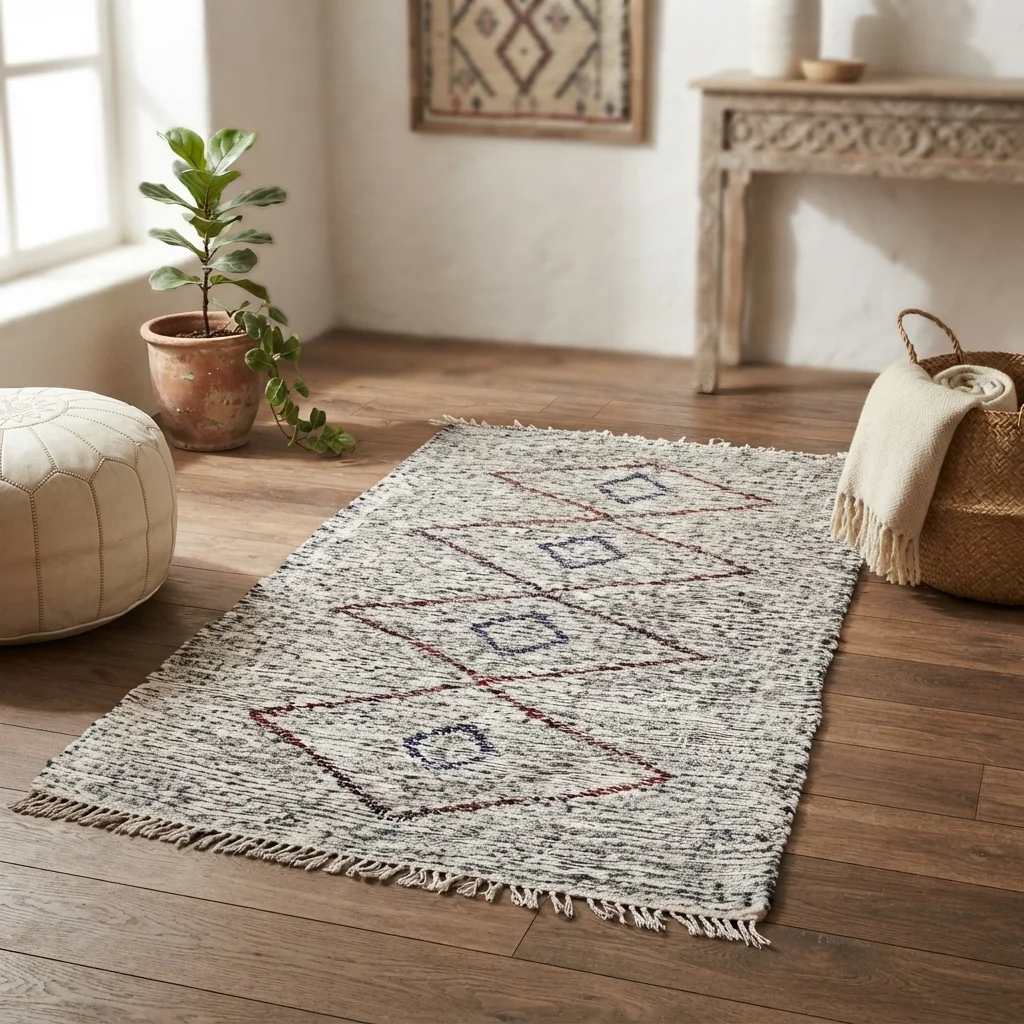 Berberimatto – Kilim Zanafi 1,40 m x 0,96 m Berberimatto – Kilim Zanafi 1,40 m x 0,96 m