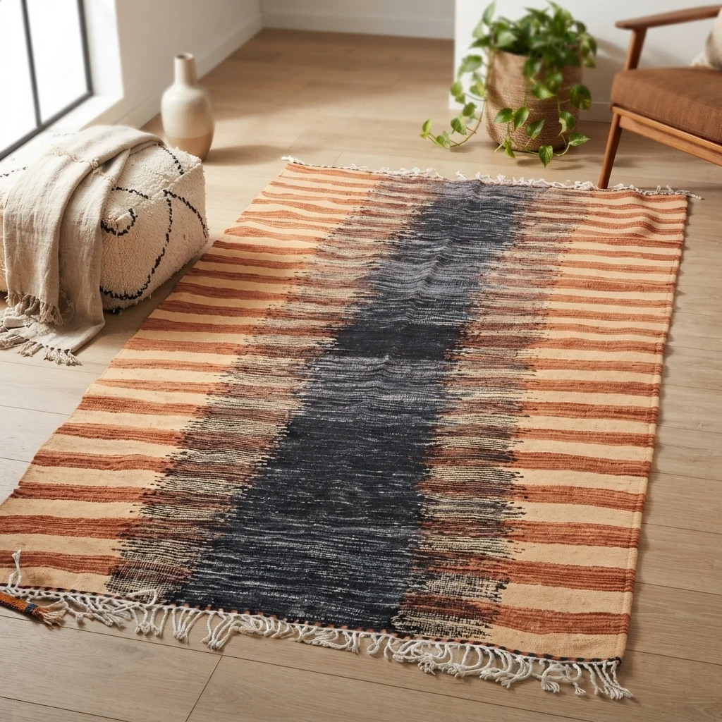 Berberimatto – Moderni Taznakht-kilim-matto 2,74m x 1,54m Berberimatto – Moderni Taznakht-kilim-matto 2,74m x 1,54m