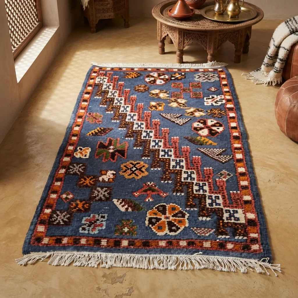 Berberimatto – Taznakht Akhnif -kilim 1,10 m x 0,70 m