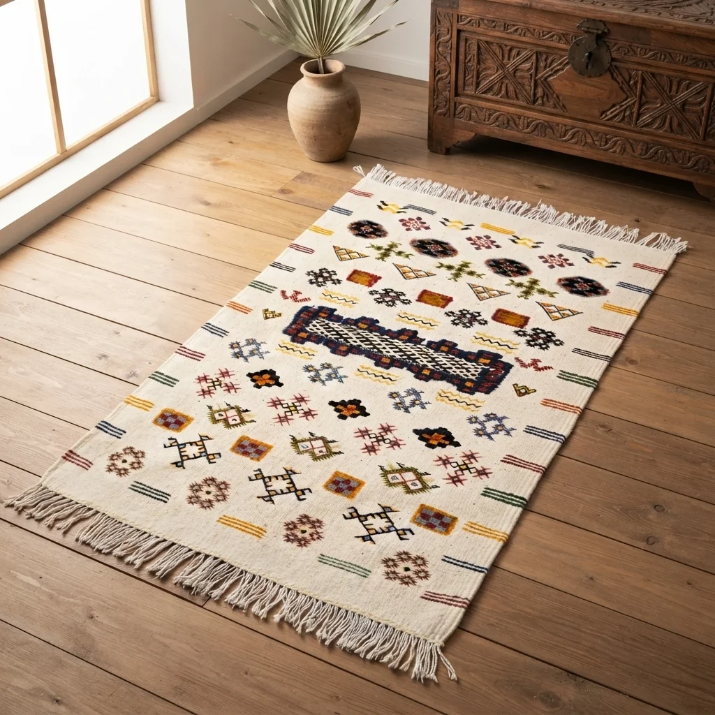 Berberimatto – Taznakht Akhnif-kilim 1,06 m x 0,72 m