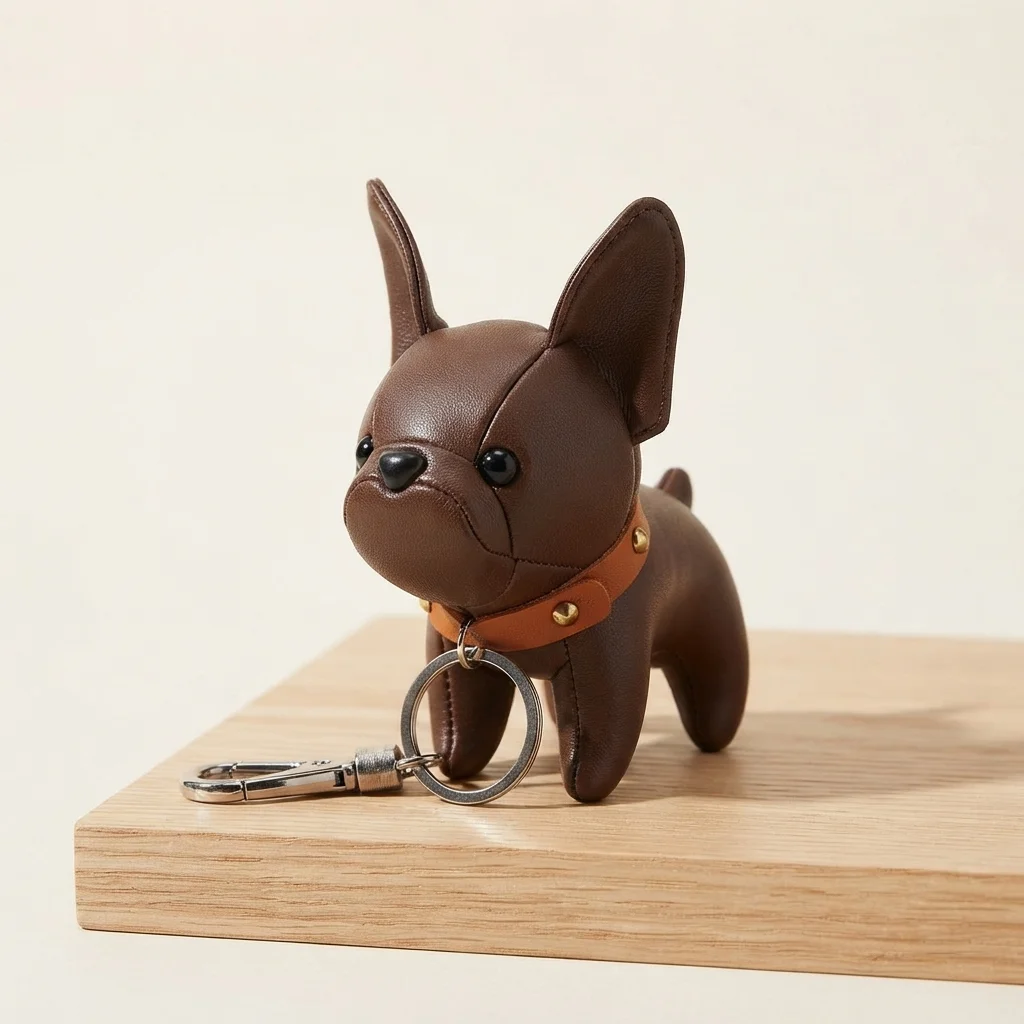 Breloc Câine Buldog Francez