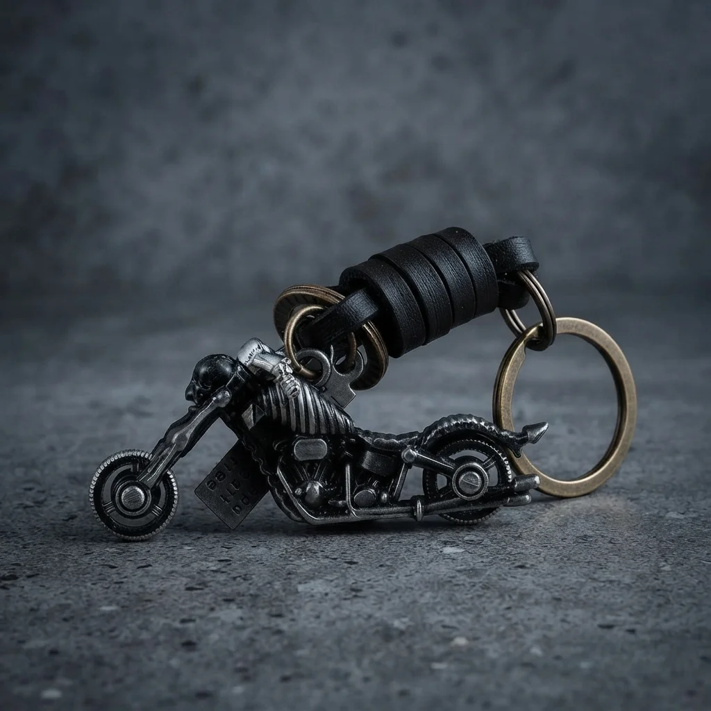 Breloc Motocicletă Piele