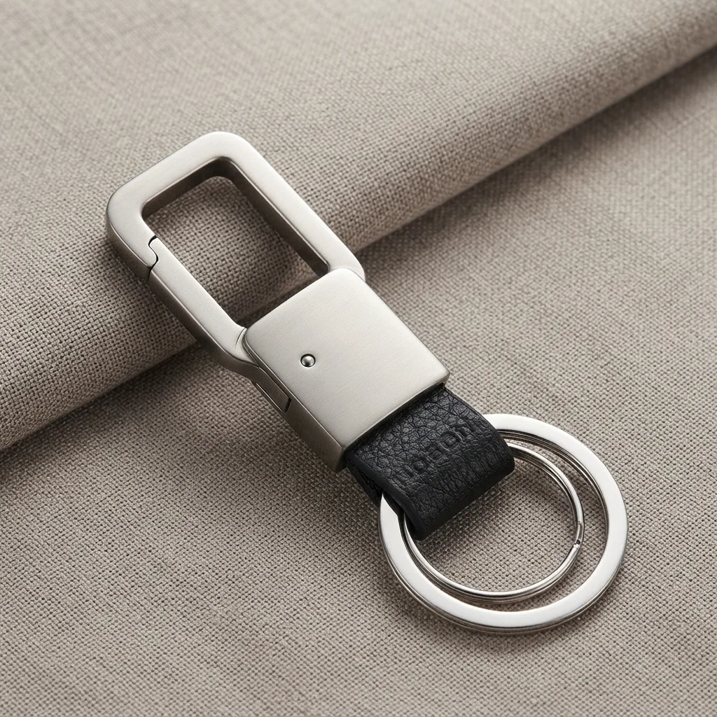 Breloc piele – Carabină Pătrată
