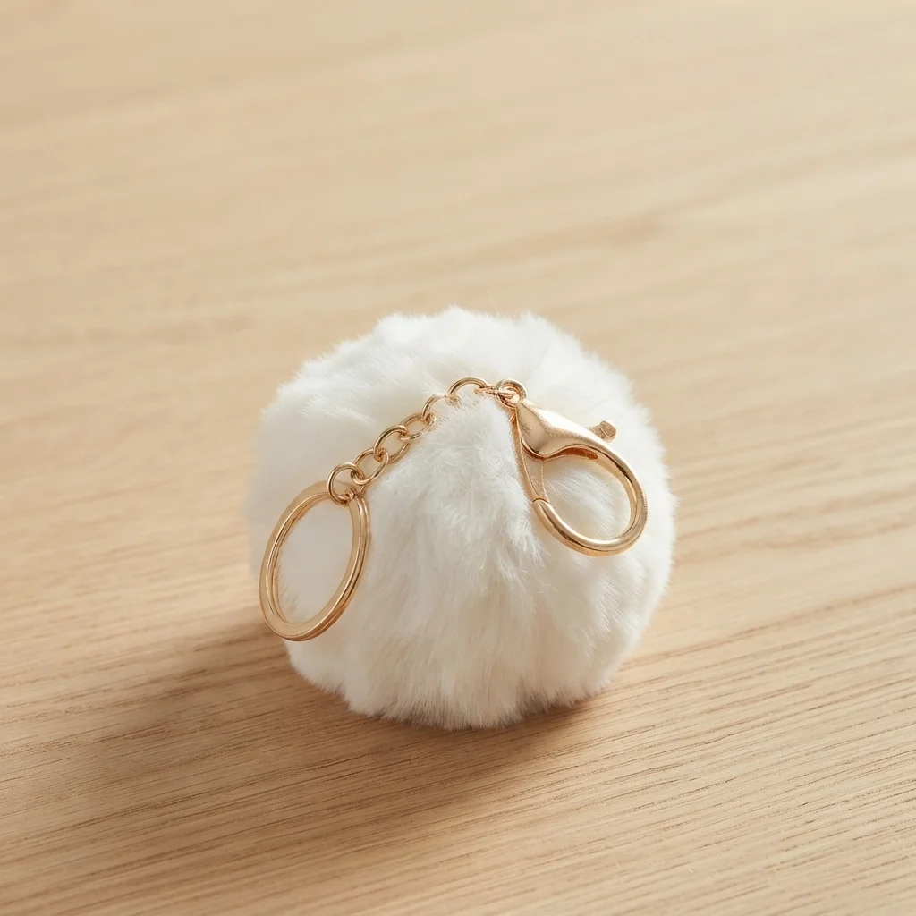 Breloc Pompon – Accesoriul Auto Chic